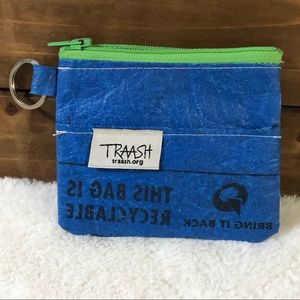 Traash Mini Wallet Card Holder With Keyring